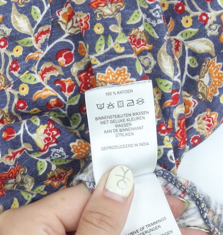 Cambridge Dry Goods Women's Multicoloured Floral Tee