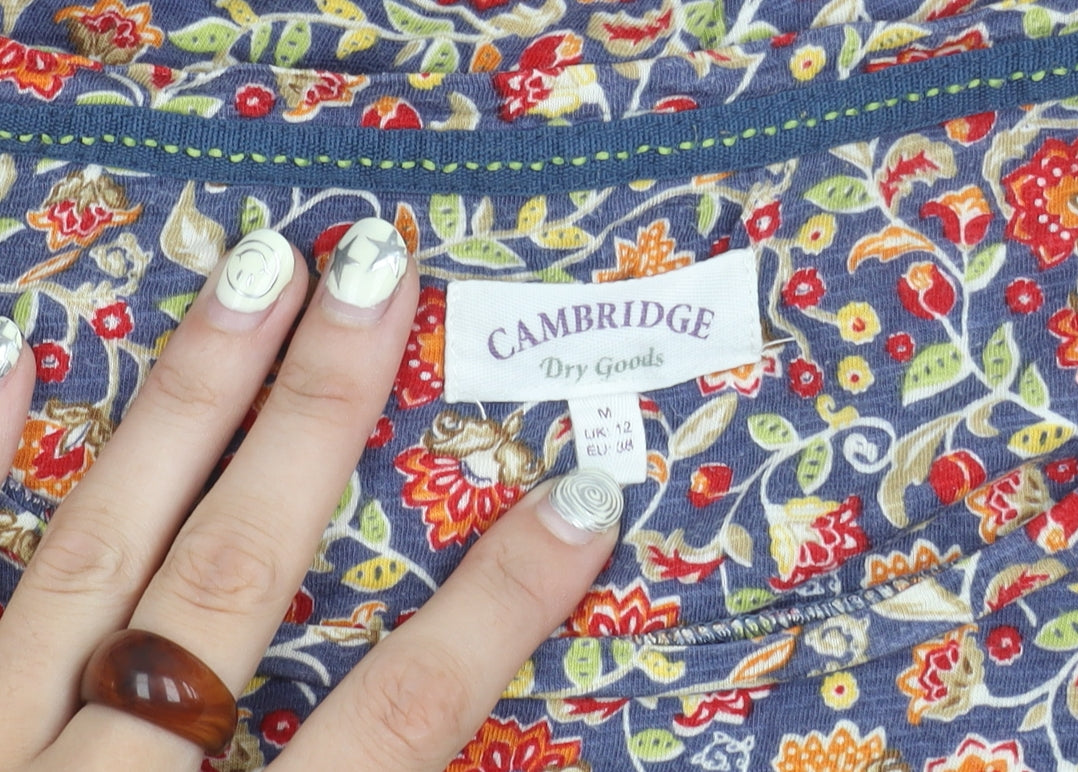 Cambridge Dry Goods Women's Multicoloured Floral Tee