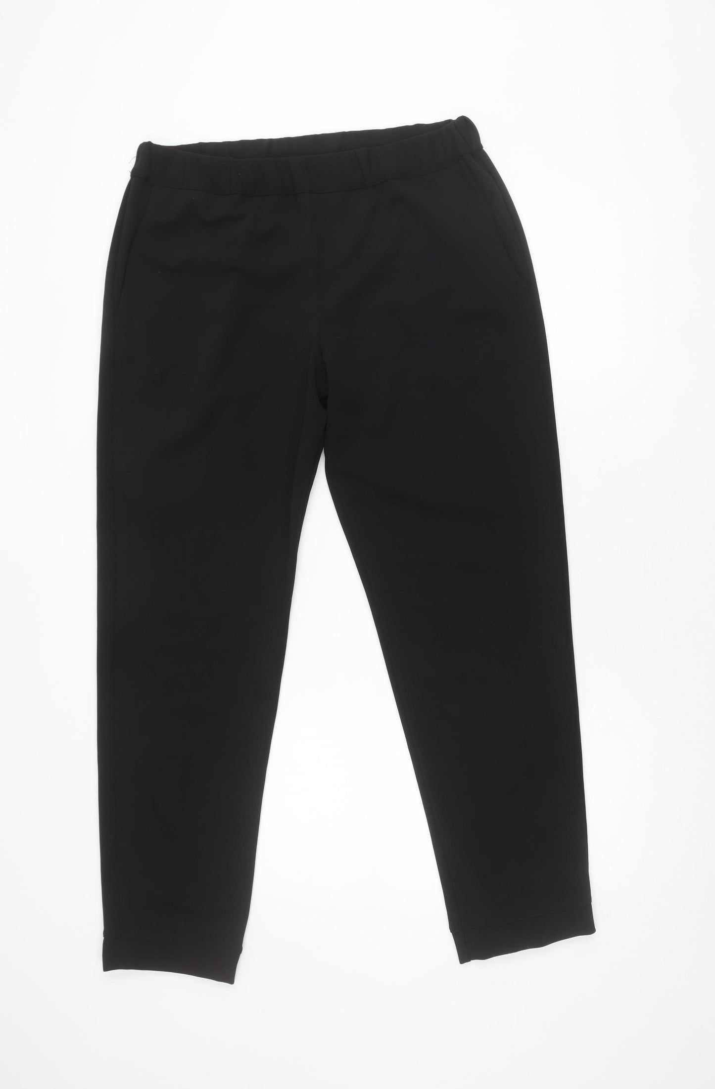 French Connection Women's Black Tapered Trousers UK 12