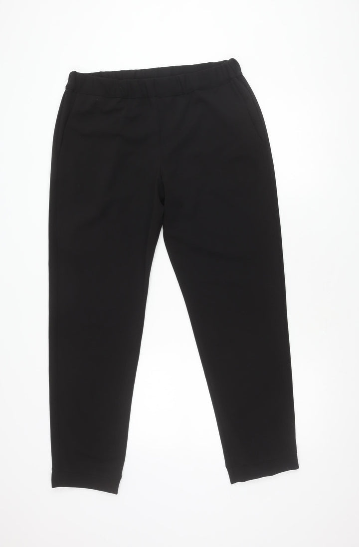 French Connection Women's Black Tapered Trousers UK 12