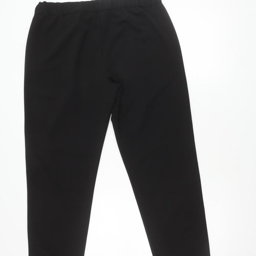 French Connection Women's Black Tapered Trousers UK 12