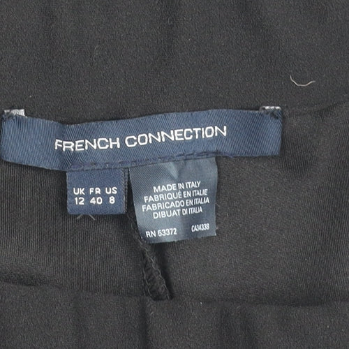 French Connection Women's Black Tapered Trousers UK 12