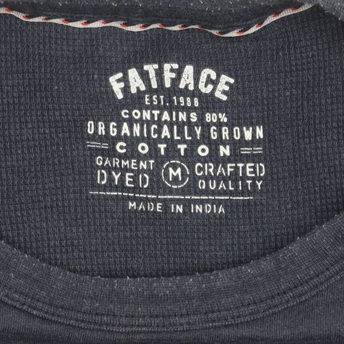 FatFace Men's Blue Pullover Sweatshirt, Medium