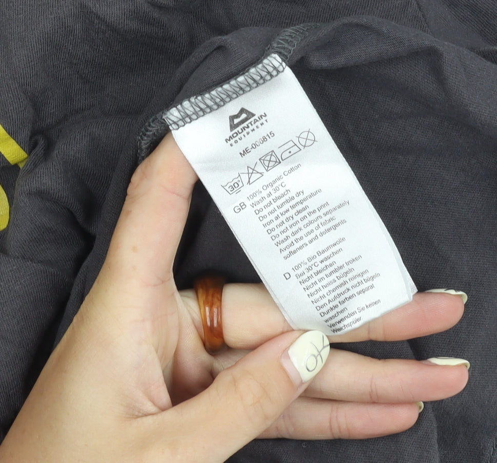 Mountain Equipment Grey Cotton T-Shirt Size 24