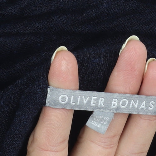 Oliver Bonas Women's Blue Jumper Size 10