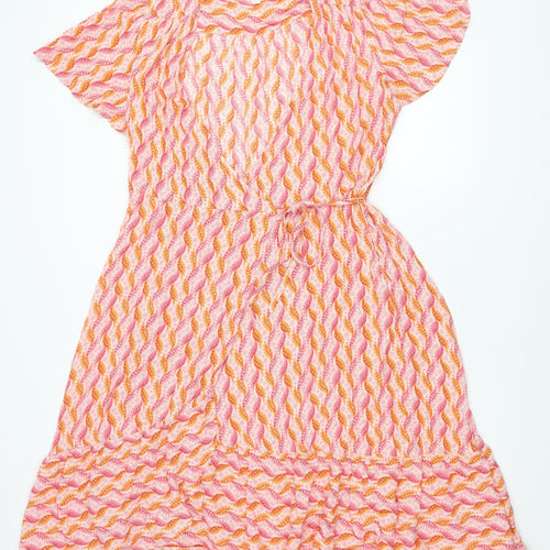 Marks and Spencer Women's Pink Floral Knee Dress
