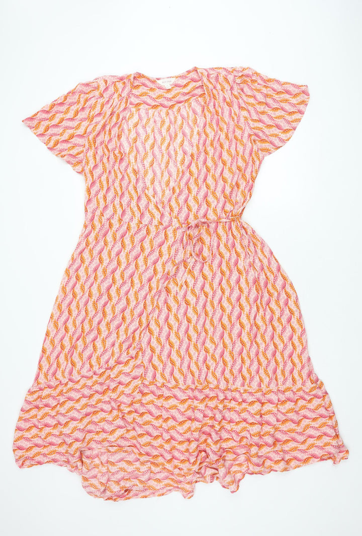 Marks and Spencer Women's Pink Floral Knee Dress