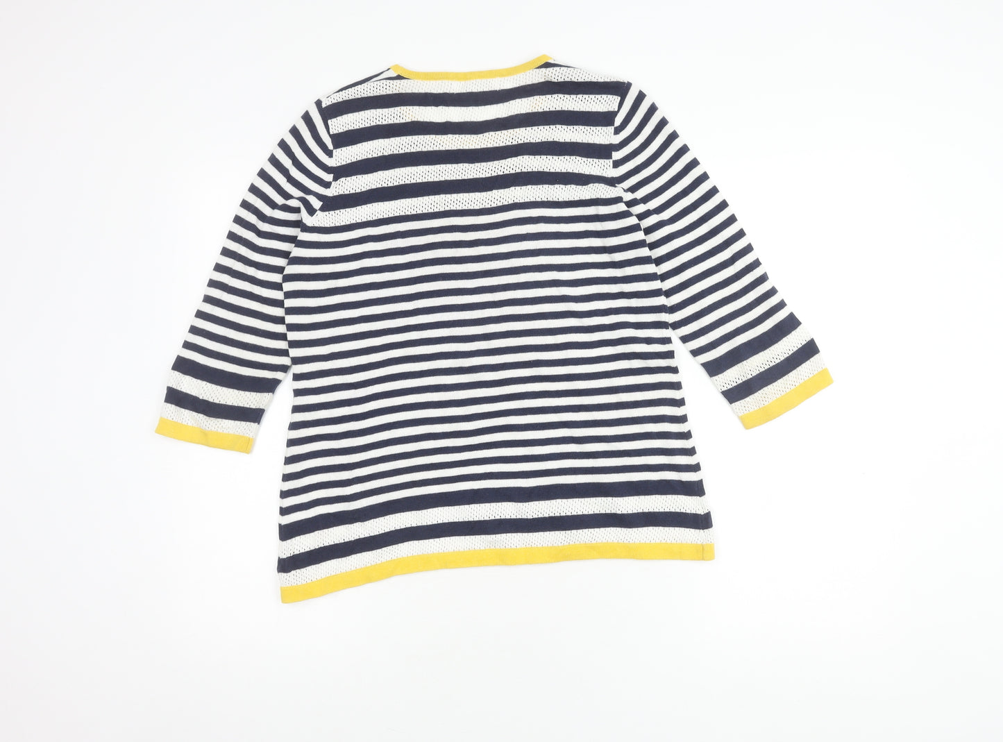 Tulchan Women's Blue Striped Jumper, Size 12