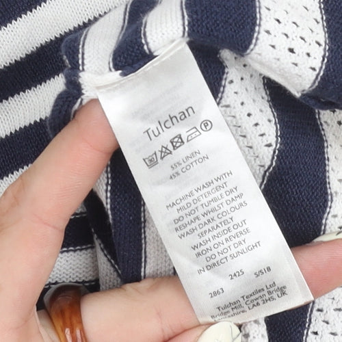 Tulchan Women's Blue Striped Jumper, Size 12