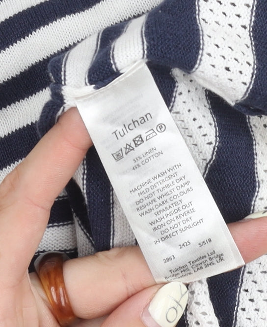 Tulchan Women's Blue Striped Jumper, Size 12