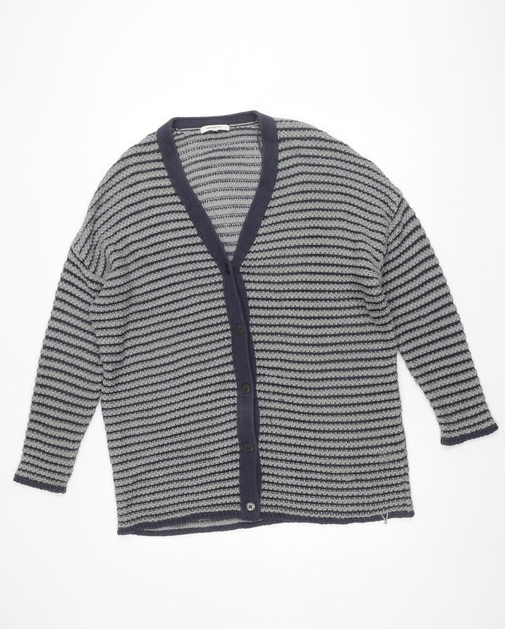 Sandwich Women's Blue Striped Cardigan XL