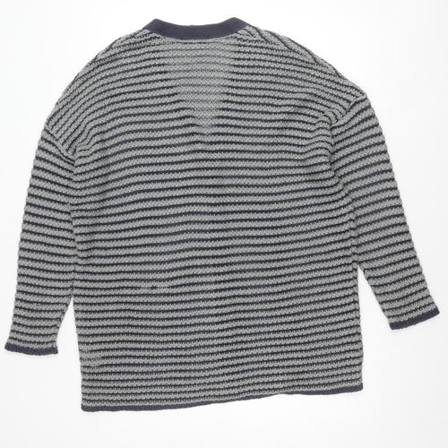 Sandwich Women's Blue Striped Cardigan XL