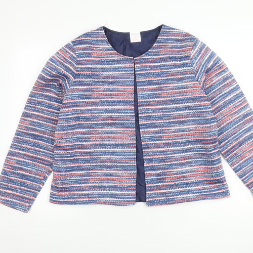 Anne De Lanҫay Women's Multicoloured Striped Jacket L