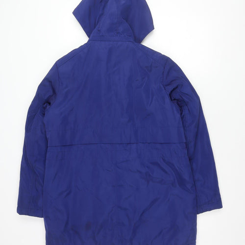 JBC Women's Blue Hooded Jacket Size 12