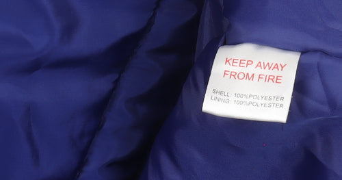 JBC Women's Blue Hooded Jacket Size 12