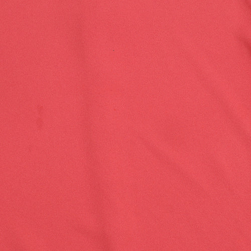 Reiss Women's Red 3/4 Sleeve Button Top Size 6