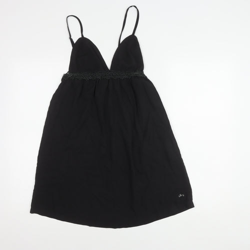Billabong Women’s Black Slip Dress, Size 8, Knee Length