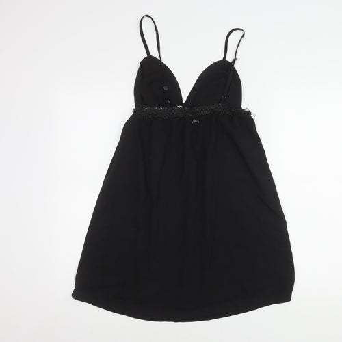 Billabong Women’s Black Slip Dress, Size 8, Knee Length