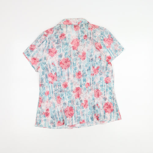 Bm Women's Floral Multicoloured Blouse Size 14