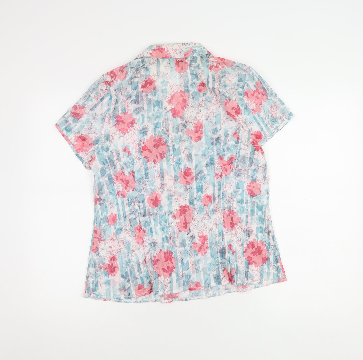 Bm Women's Floral Multicoloured Blouse Size 14