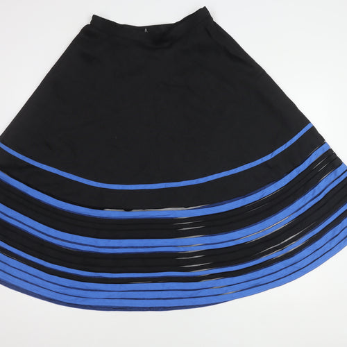 Peter Martin Women's Black Striped Skirt Size 12