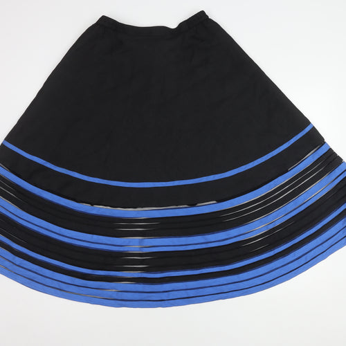 Peter Martin Women's Black Striped Skirt Size 12