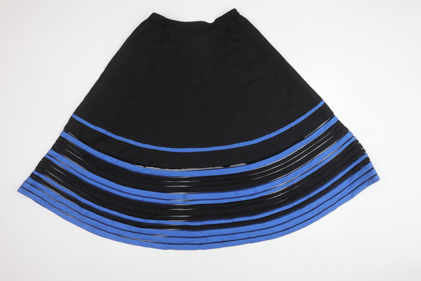 Peter Martin Women's Black Striped Skirt Size 12