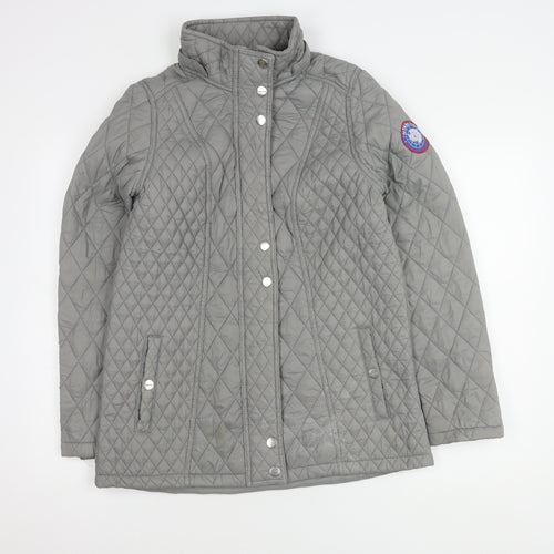 NTARCTICA Women's Grey Quilted Jacket L Winter