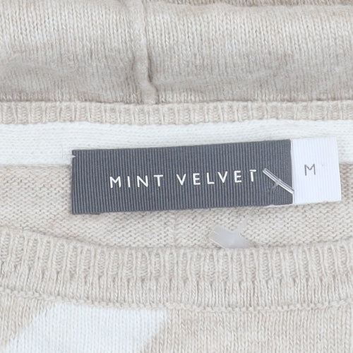 Mint Velvet Women's Beige Pullover Jumper Size M