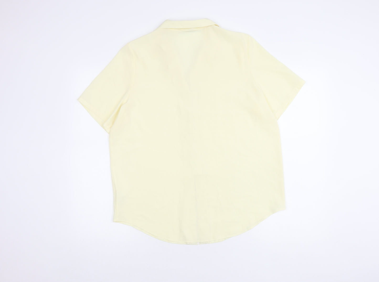 Principles Women's Ivory Button-Up Shirt, Size 14, Casual