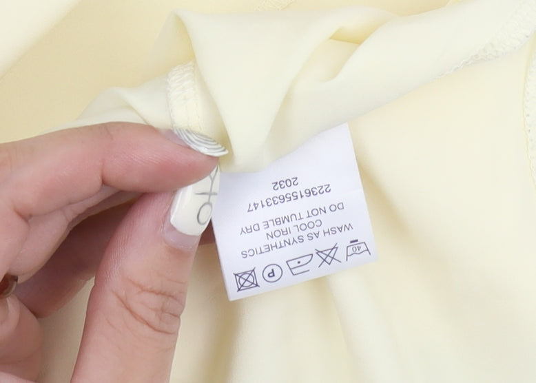 Principles Women's Ivory Button-Up Shirt, Size 14, Casual