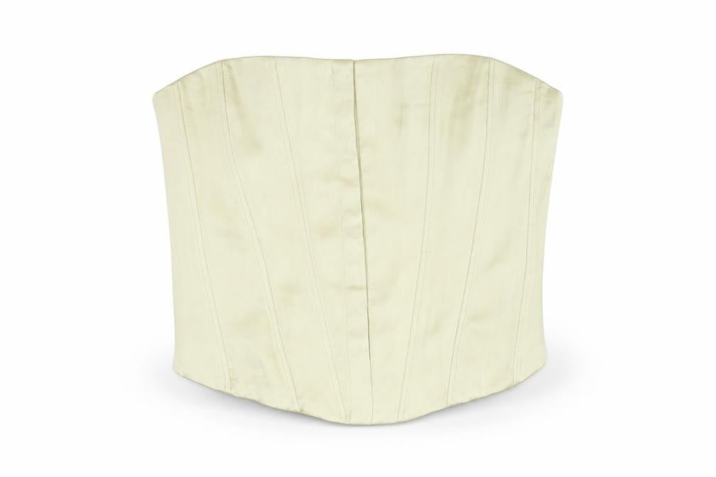 Front view of Zara Women Beige Sleeveless Top, size 12