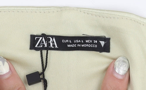 Zara Women Beige Sleeveless Top Size 12