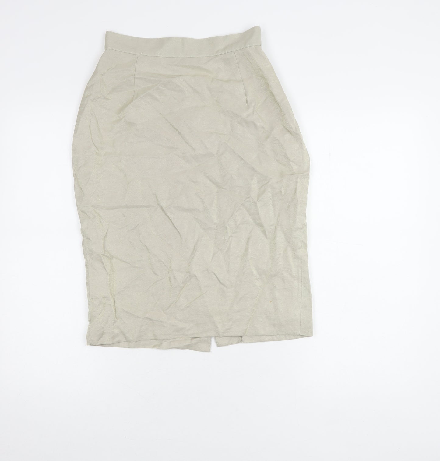 Wallis Women's Beige Pencil Skirt Size 10