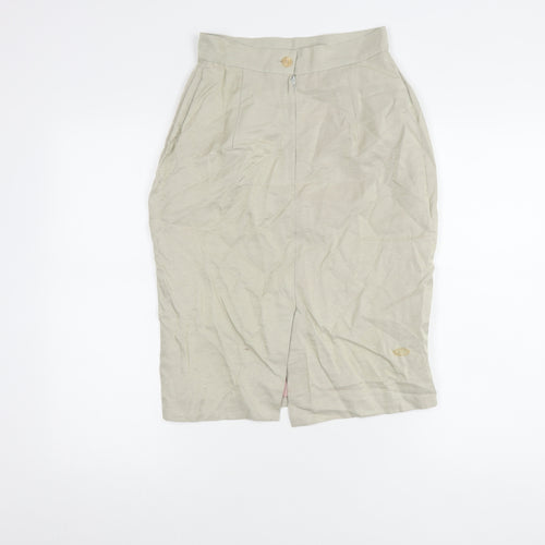 Wallis Women's Beige Pencil Skirt Size 10