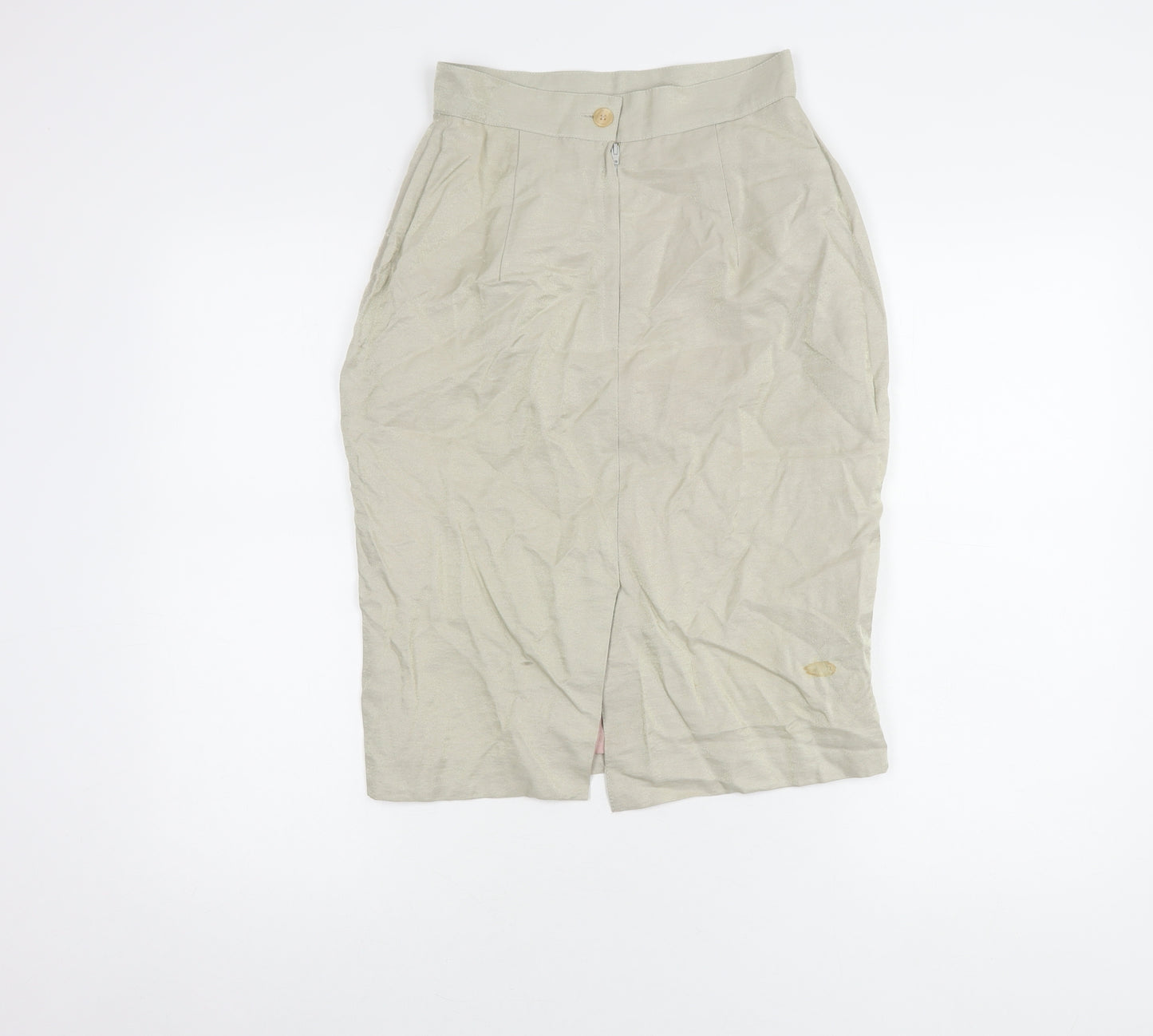 Wallis Women's Beige Pencil Skirt Size 10