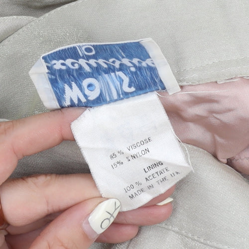 Wallis Women's Beige Pencil Skirt Size 10