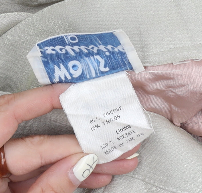 Wallis Women's Beige Pencil Skirt Size 10