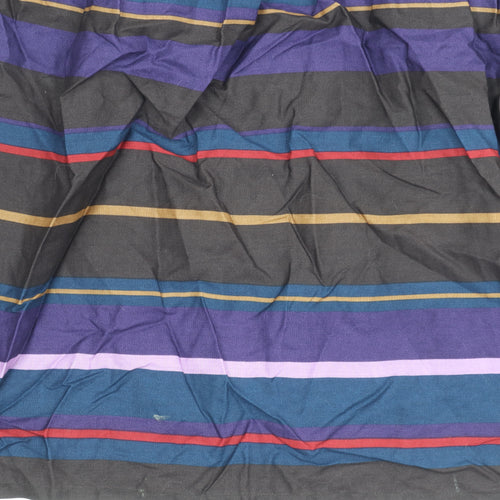 Thought Women's Multicoloured Striped Midi Skirt Size 8