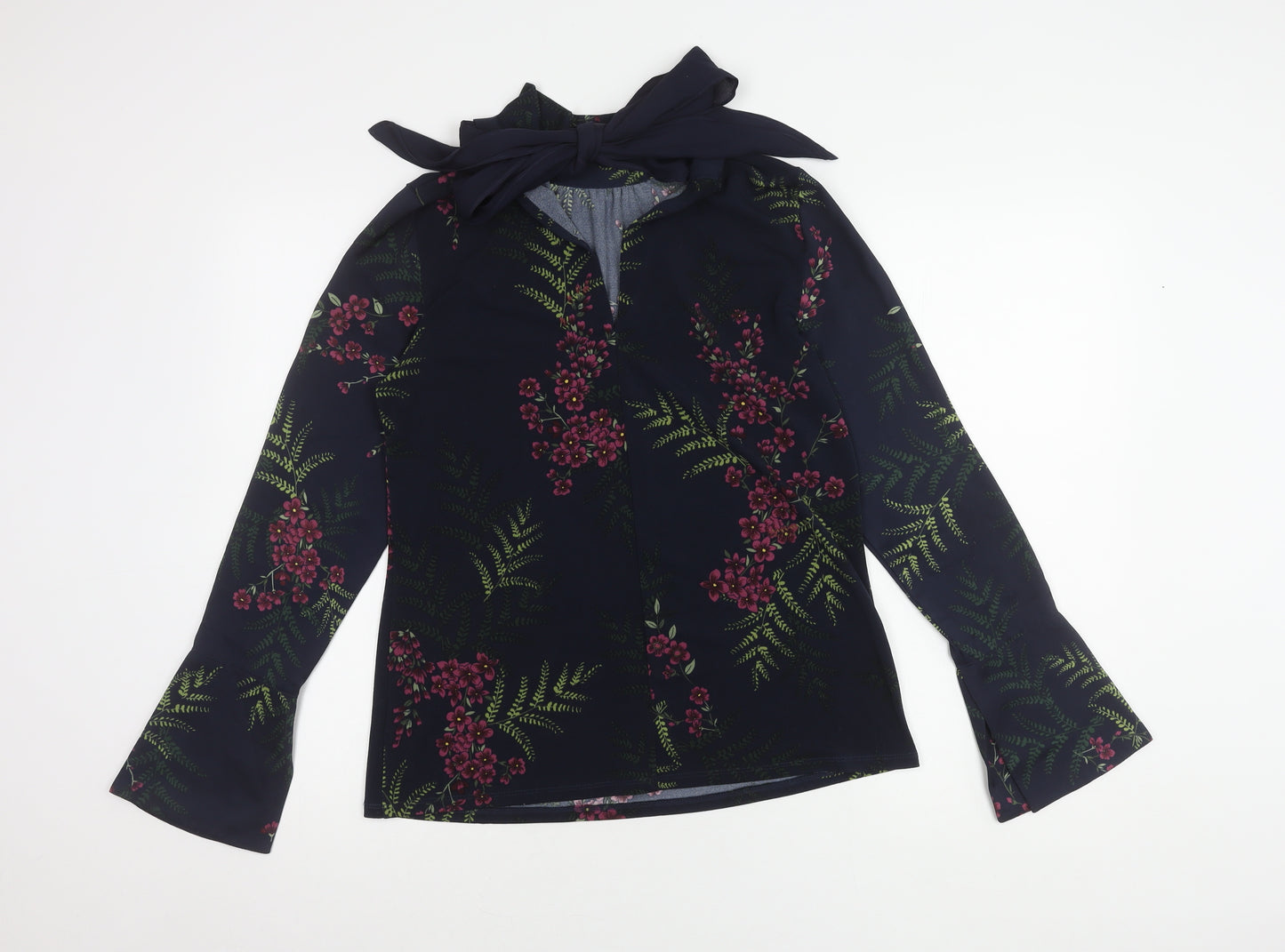 Next Women's Multicoloured Floral Tunic Blouse Size 10