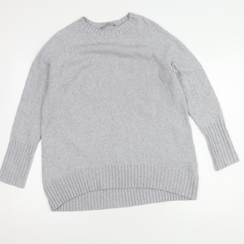 Oasis Women’s Grey Crew Neck Pullover Jumper, S