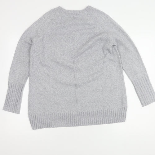 Oasis Women’s Grey Crew Neck Pullover Jumper, S