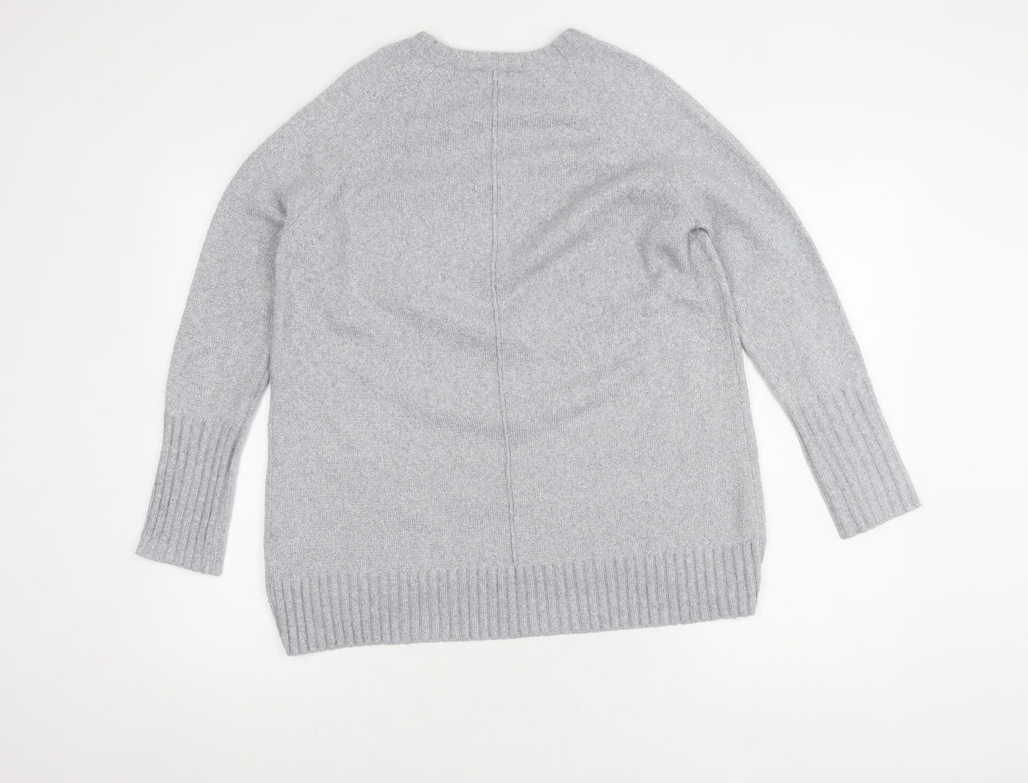 Oasis Women’s Grey Crew Neck Pullover Jumper, S