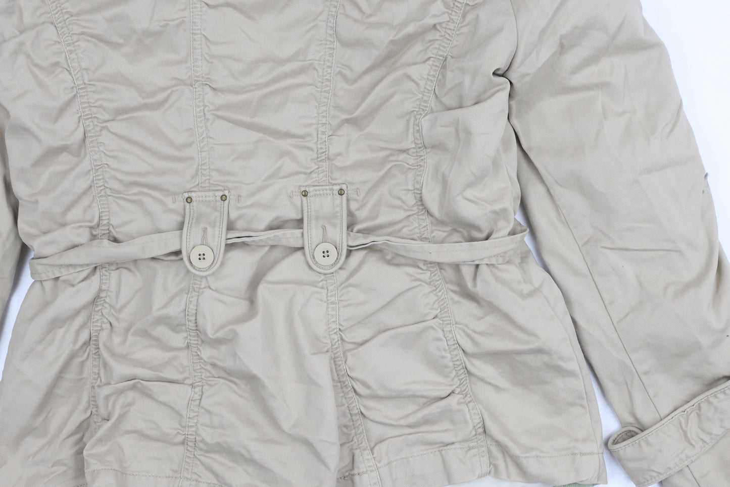 Next Women's Beige Trench Coat, Size 12
