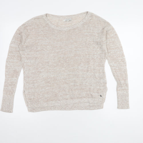 American Eagle Women’s Beige M Knit Pullover Jumper