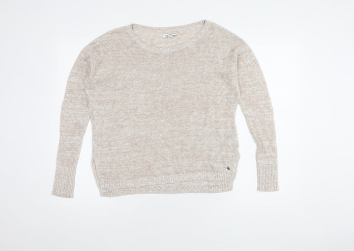American Eagle Women’s Beige M Knit Pullover Jumper