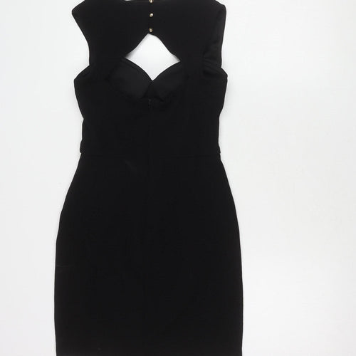 Guess Black Sleeveless Bodycon Dress - Women's S