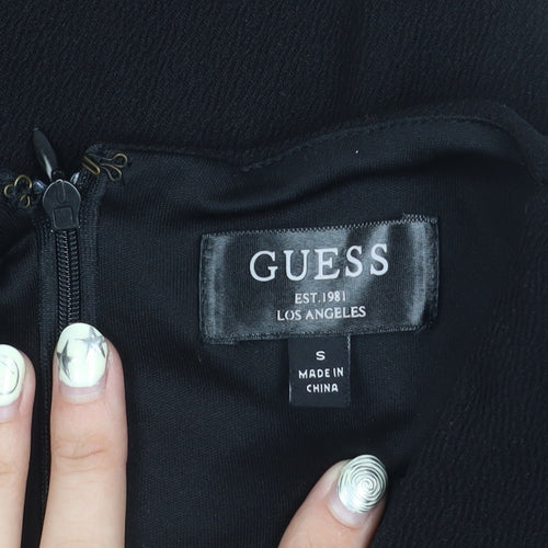 Guess Black Sleeveless Bodycon Dress - Women's S