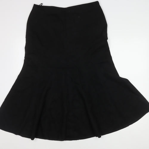 Marks and Spencer Women's Black Flare Skirt
