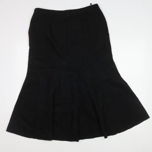 Marks and Spencer Women's Black Flare Skirt